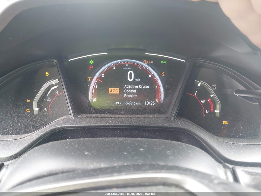 2021 HONDA CIVIC 1.5L I-4 DI, DOHC, V(VIN: SHHFK7H44MU221806