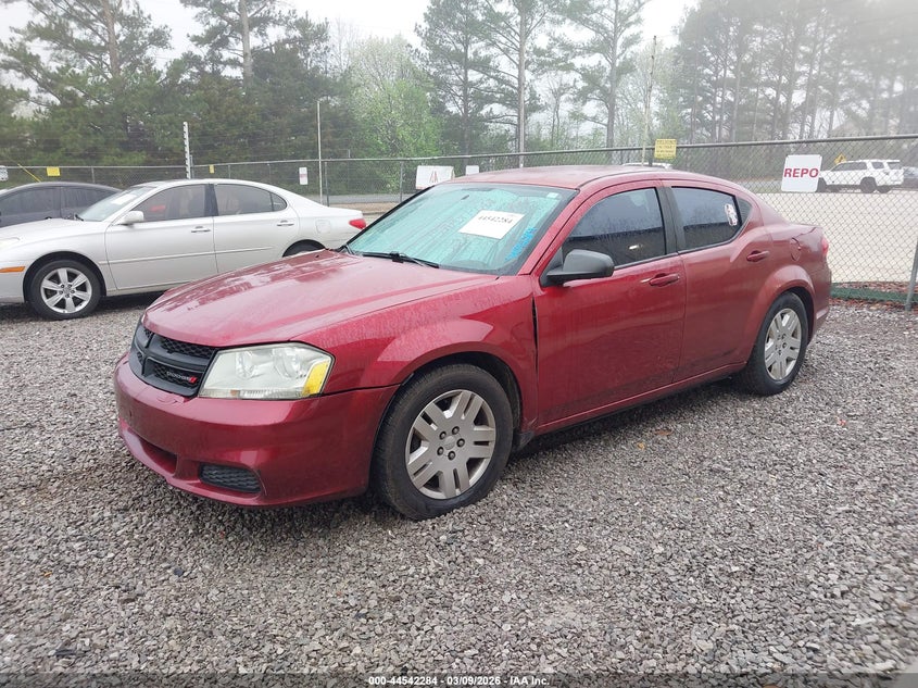 Vin: 1c3cdzab3en215358, lot: 45039107, dodge avenger se 20142