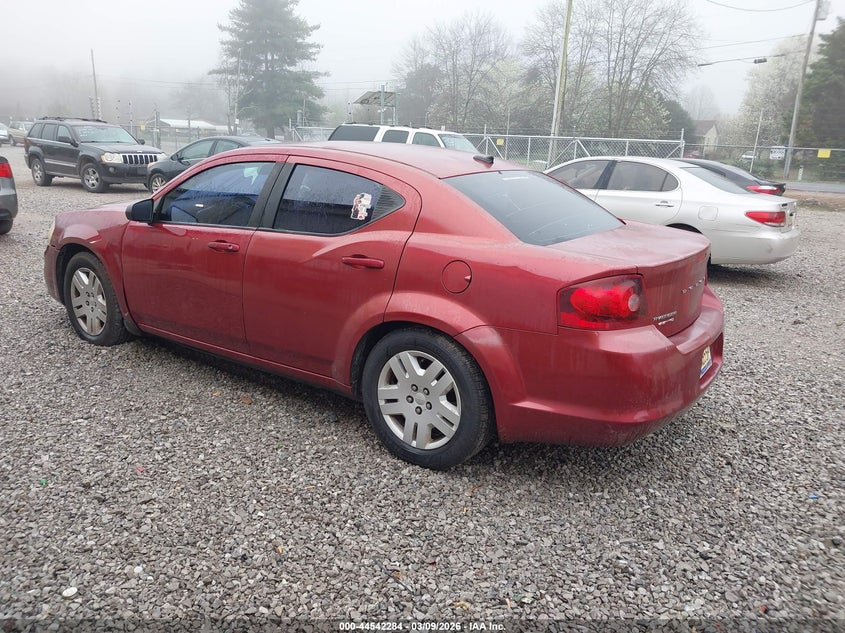 Vin: 1c3cdzab3en215358, lot: 45039107, dodge avenger se 20143
