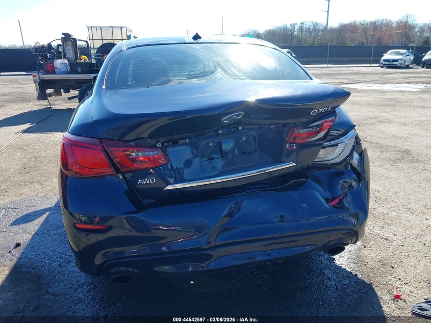 2019 Infiniti Q70L 3.7X Luxe VIN: JN1BY1PR5KM725605 Lot: 44542597
