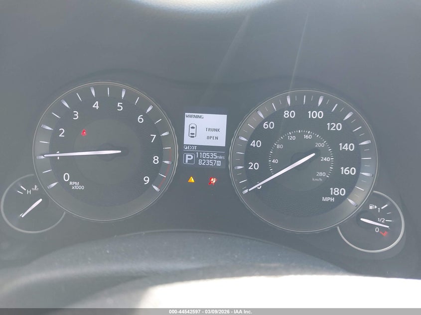 2019 Infiniti Q70L 3.7X Luxe VIN: JN1BY1PR5KM725605 Lot: 44542597