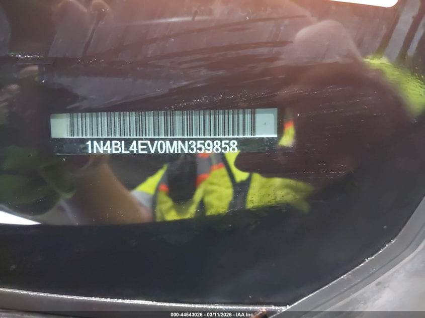 2021 Nissan Altima Sl Fwd