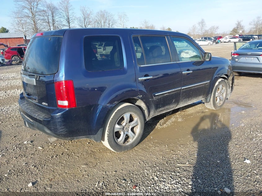 Vin: 5fnyf4h52db005796, lot: 45039856, honda pilot ex-l 20134