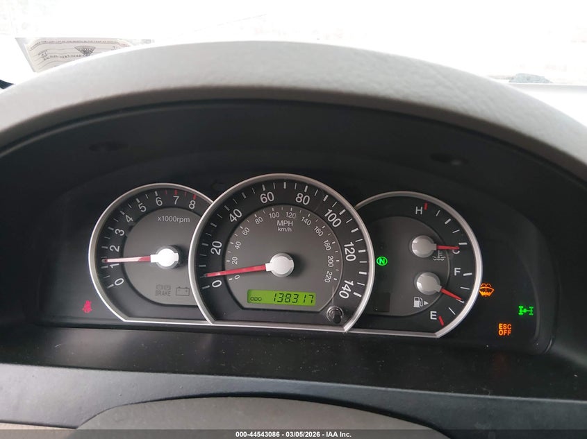 2007 Kia Sorento Lx VIN: KNDJC736975689604 Lot: 44543086