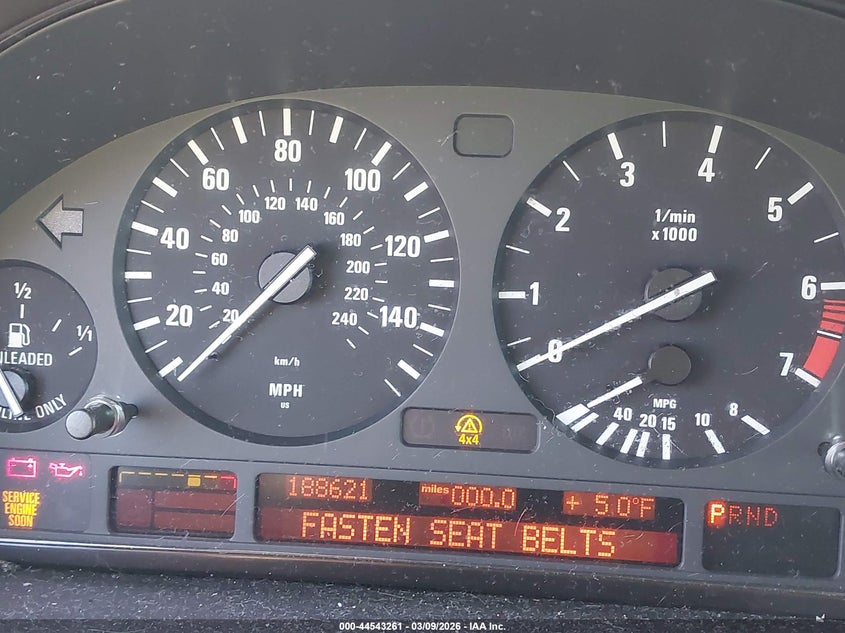 2004 BMW X5 3.0I VIN: 5UXFA13514LU32636 Lot: 44543261