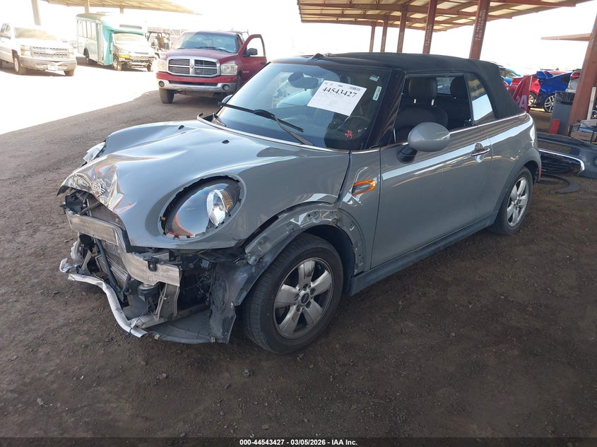 Vin: wmwwg5c58k3f79489, lot: 45040250, mini convertible cooper 20192