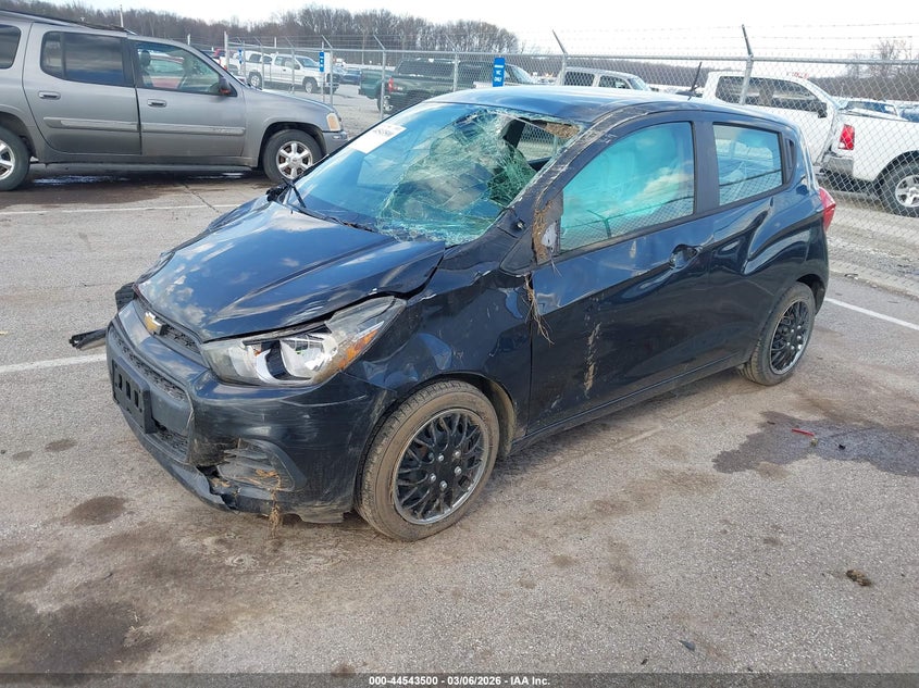 Vin: kl8cb6sa8gc580325, lot: 45040323, chevrolet spark ls cvt 20162