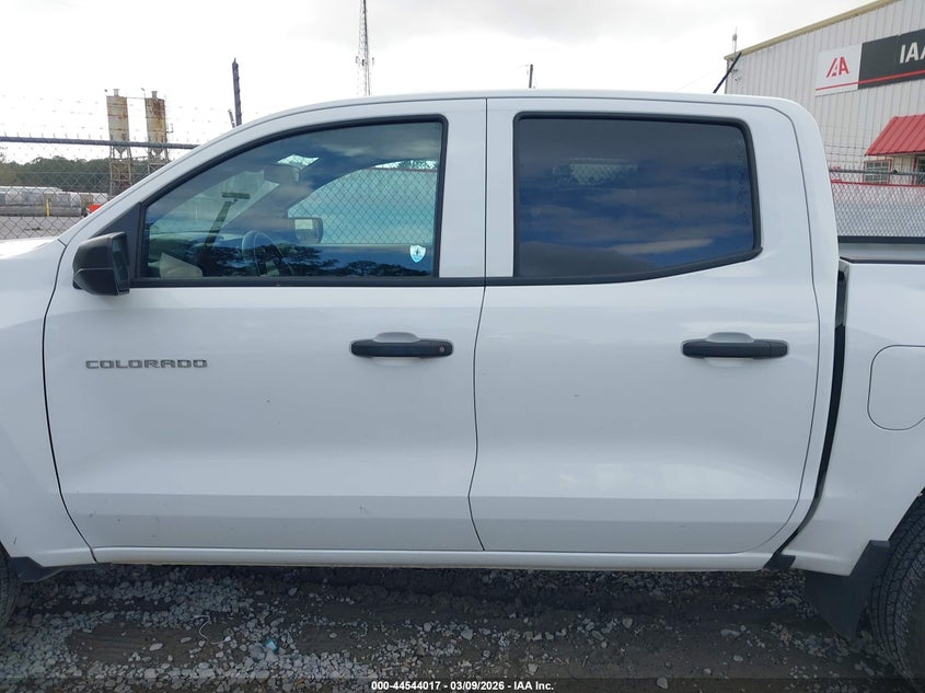 VIN 1GCPSBEKXS1180468 2025 CHEVROLET COLORADO 2WD WT