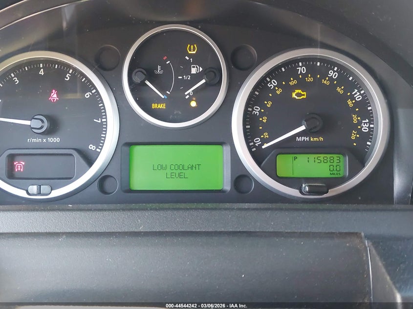 2007 Land Rover Lr3 V8 Hse VIN: SALAG25467A427266 Lot: 44544242