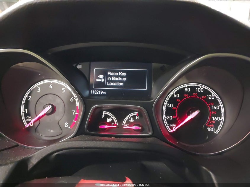 2018 Ford Focus St VIN: 1FADP3L97JL325503 Lot: 44544484