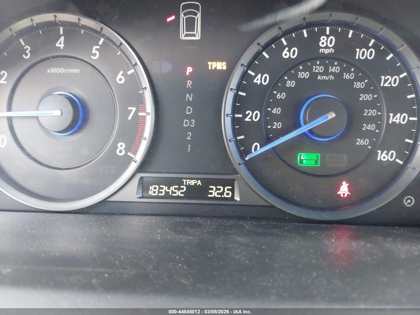 2012 Honda Crosstour Ex-L VIN: 5J6TF1H55CL003779 Lot: 44545012