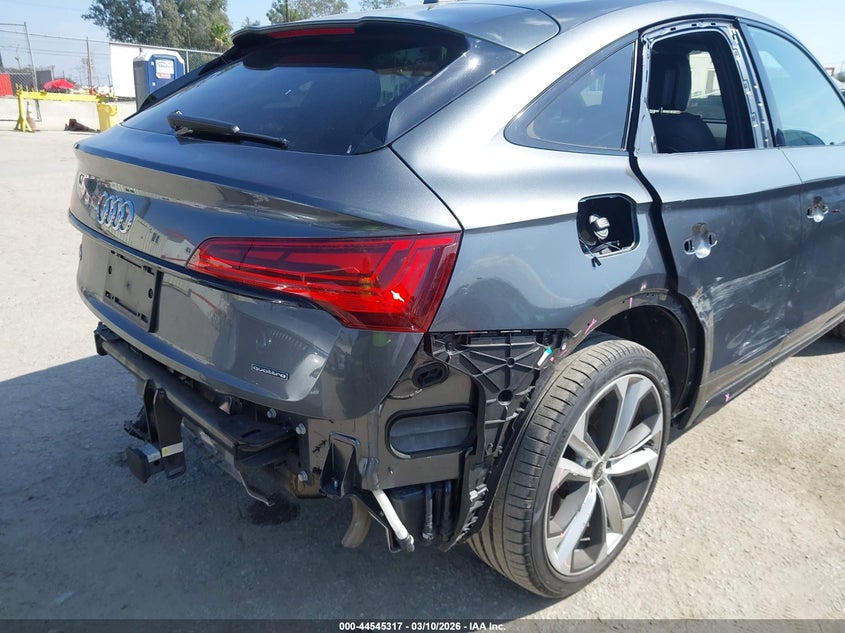 2023 Audi Q5 Sportback Premium Plus 45 Tfsi S Line Quattro S Tronic VIN: WA15AAFY8P2181914 Lot: 44545317