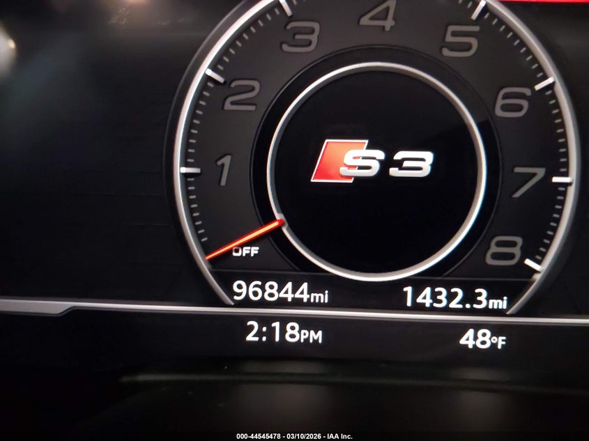 2017 Audi S3 2.0T Premium Plus VIN: WAUB1GFF2H1036141 Lot: 44545478