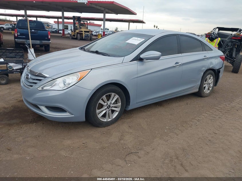 2012 Hyundai Sonata 2.4 Gls blue Lot 111044545491 Vin 5NPEB4AC9CH482037