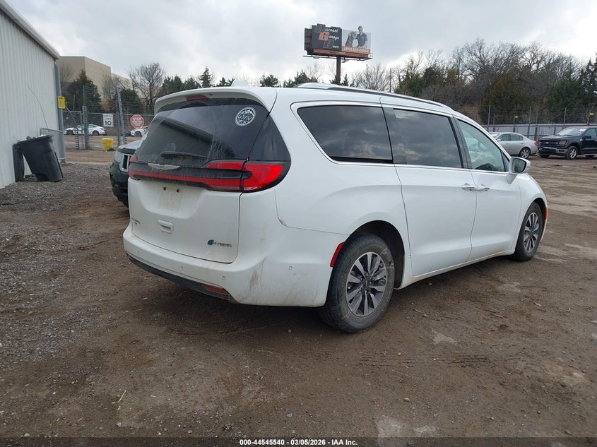 Vin: 2c4rc1l74mr596965, lot: 45042373, chrysler pacifica hybrid touring l 20214