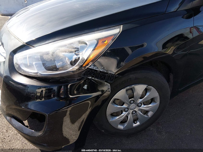 2017 HYUNDAI ACCENT SEDAN 1.6L I-4 DI, DOHC, VVT, 137HP