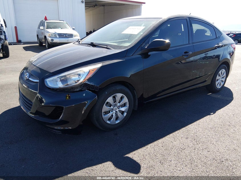 2017 HYUNDAI ACCENT SEDAN 1.6L I-4 DI, DOHC, VVT, 137HP