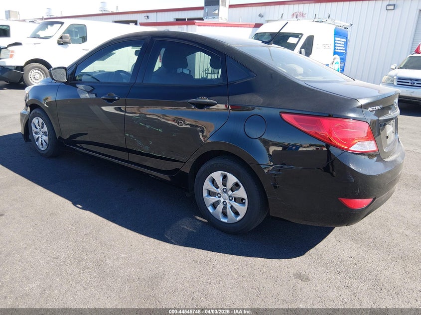 2017 HYUNDAI ACCENT SEDAN 1.6L I-4 DI, DOHC, VVT, 137HP