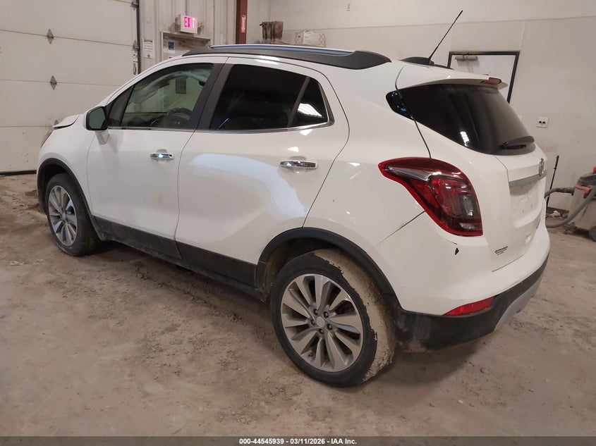 Vin: kl4cjasb8lb052459, lot: 45042772, buick encore fwd preferred 20203