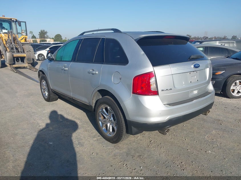 Vin: 2fmdk3jc8dbc45974, lot: 45043352, ford edge sel 20133