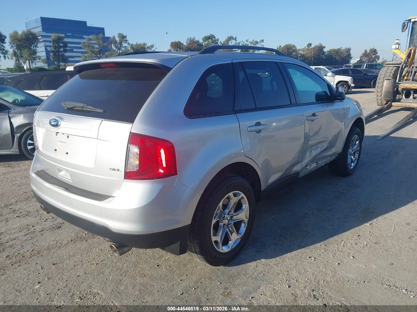 Vin: 2fmdk3jc8dbc45974, lot: 45043352, ford edge sel 20134
