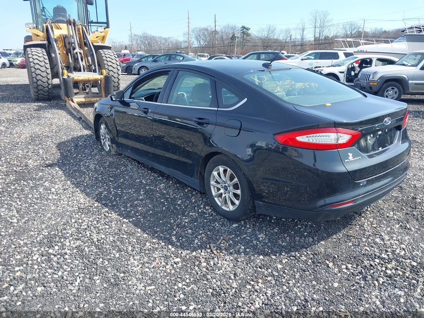 Vin: 1fa6p0g77f5130884, lot: 45043386, ford fusion s 20153