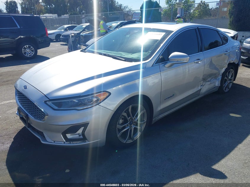 2019 Ford Fusion Hybrid Titanium 3FA6P0RU8KR106426 photo 1