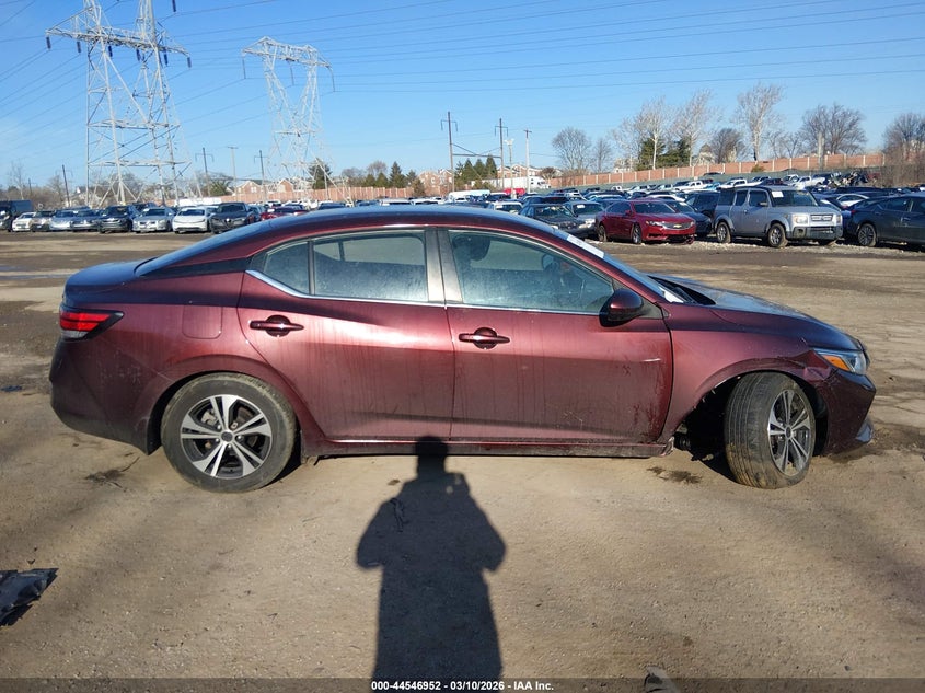 2022 Nissan Sentra Sv Xtronic Cvt VIN: 3N1AB8CV8NY223357 Lot: 44546952