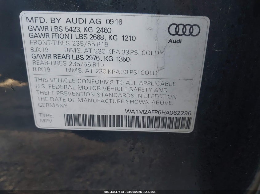 2017 Audi Q5 2.0T Premium