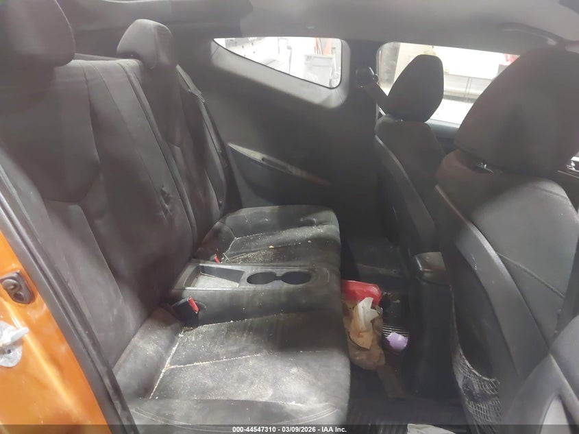 2013 Hyundai Veloster Base W/Black VIN: KMHTC6AD9DU151065 Lot: 44547310