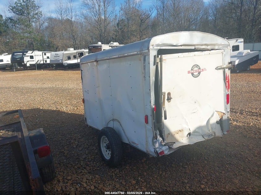 2008 CARRY ON BOX TRAILER 5X8 auction photo 3