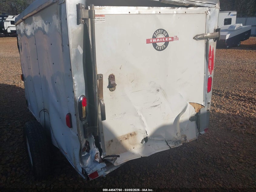 2008 CARRY ON BOX TRAILER 5X8 auction photo 6