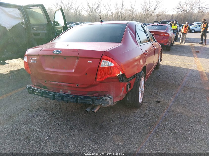 Vin: 3fahp0ha5cr420469, lot: 45044701, ford fusion se 20124