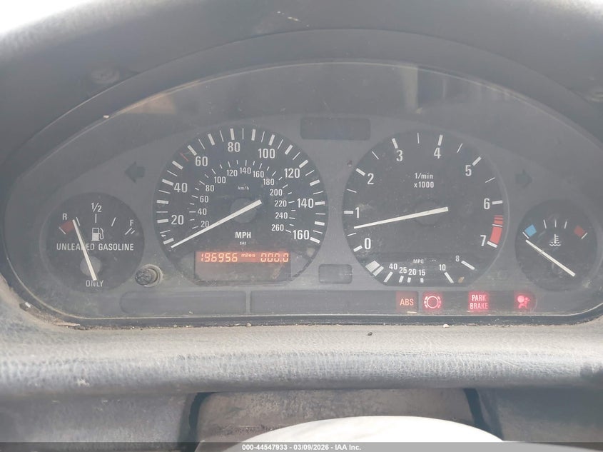 1995 BMW 325 Ic Automatic VIN: WBABJ6321SJD39708 Lot: 44547933