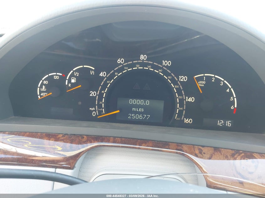 2002 Mercedes-Benz S 500 VIN: WDBNG75J32A293965 Lot: 44548327