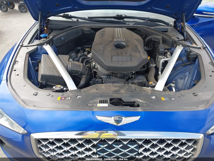 2021 Genesis G70 2.0T Rwd VIN: KMTG34LA4MU074216 Lot: 44548616