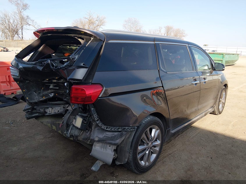Vin: kndme5c15h6343979, lot: 45046058, kia sedona sx luxury 20174