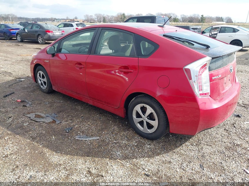 2015 TOYOTA PRIUS HATCHBACK 1.8L I-4 DOHC, VVT, 98HP