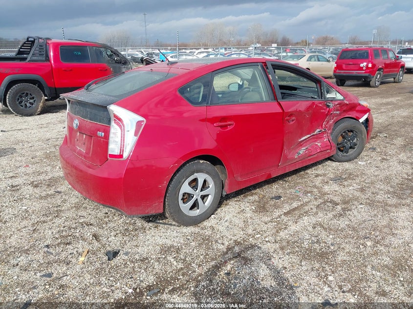 2015 TOYOTA PRIUS HATCHBACK 1.8L I-4 DOHC, VVT, 98HP