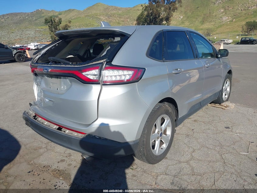 Vin: 2fmtk3g89fbc21085, lot: 45046100, ford edge se 20154