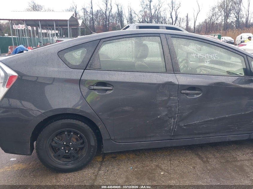 2012 Toyota Prius 1.8 Two grey Lot 111044549485 Vin JTDKN3DU0C5458802