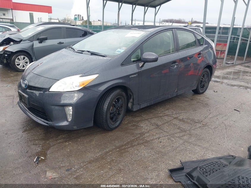2012 Toyota Prius 1.8 Two grey Lot 111044549485 Vin JTDKN3DU0C5458802