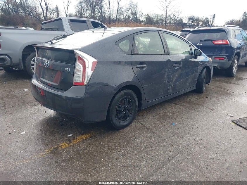2012 Toyota Prius 1.8 Two grey Lot 111044549485 Vin JTDKN3DU0C5458802