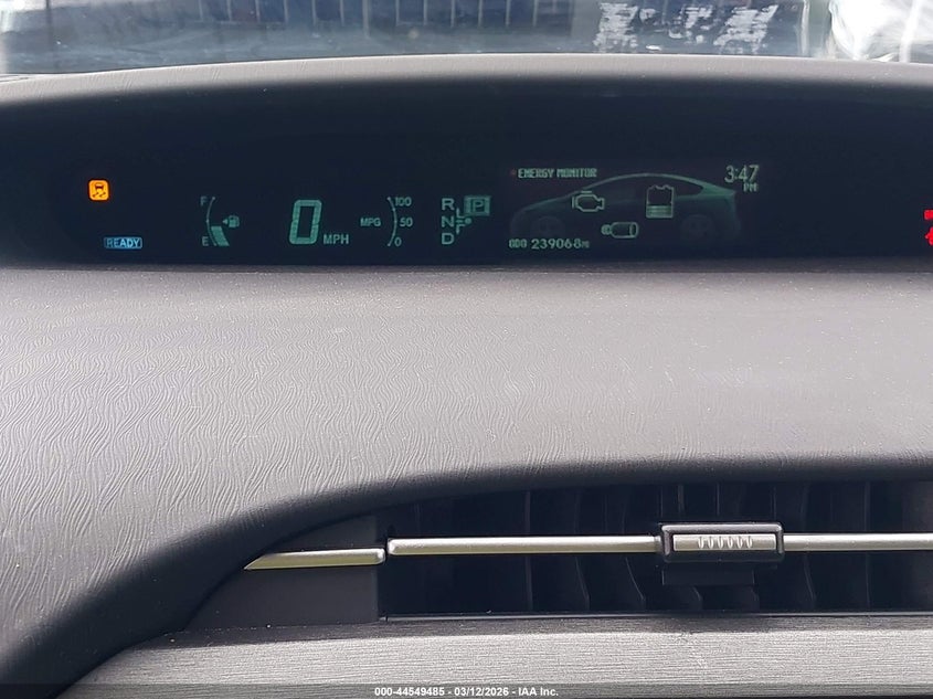 2012 Toyota Prius 1.8 Two grey Lot 111044549485 Vin JTDKN3DU0C5458802