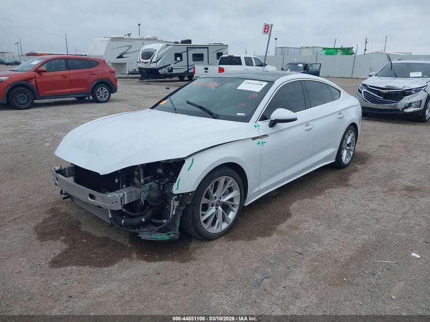 Vin: waucncf58la001945, lot: 45047968, audi a5 sportback premium plus 45 tfsi quattro s tronic 20202