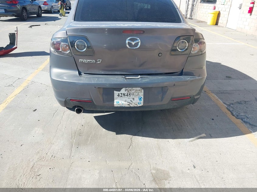2008 MAZDA 3 SEDAN 2.0L I-4 DOHC, 144HP
