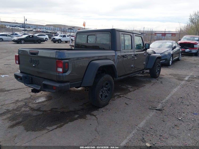Vin: 1c6rjtag0sl540667, lot: 45048409, jeep gladiator sport 20254