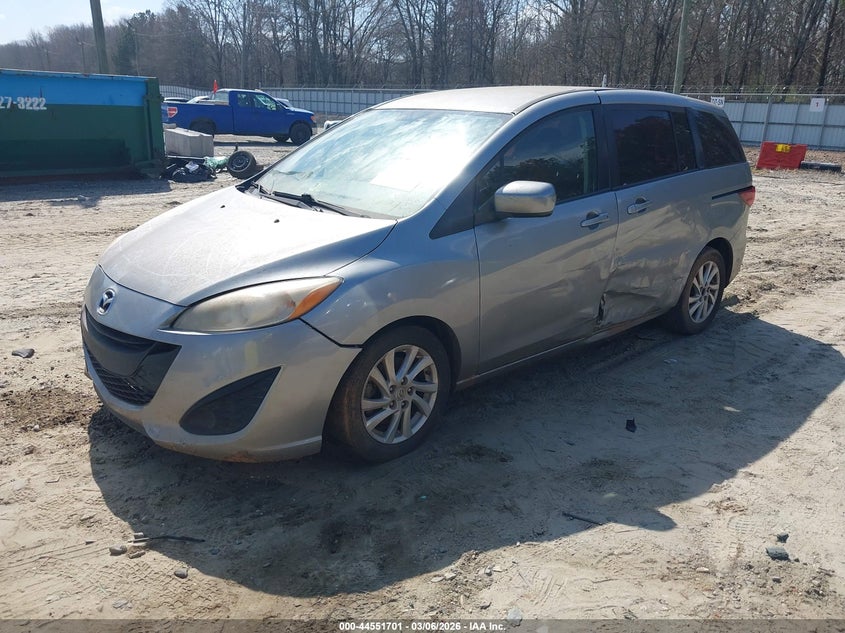 JM1CW2BL5C0111839 2012 Mazda 5 2.5 Sport silver