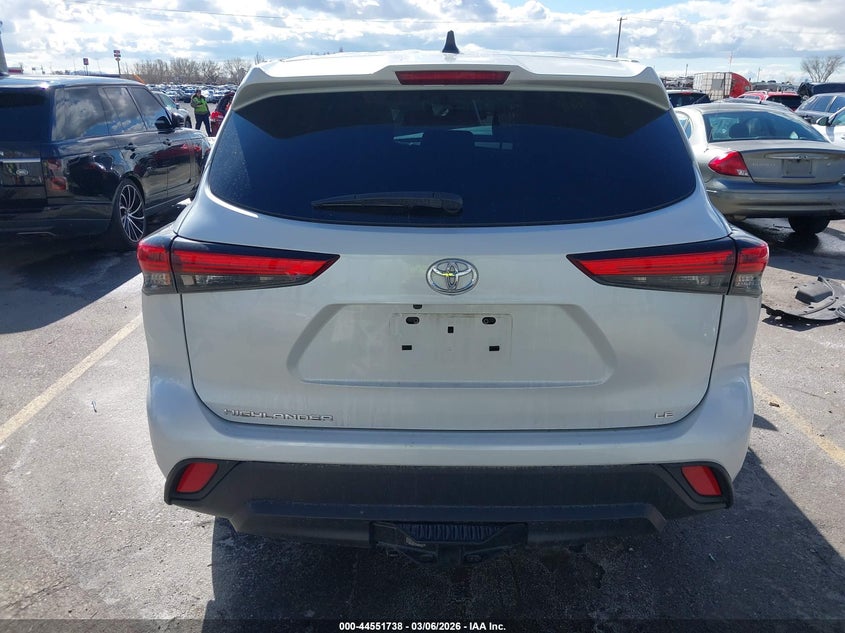 2022 Toyota Highlander Le VIN: 5TDZZRAH3NS105609 Lot: 44551738