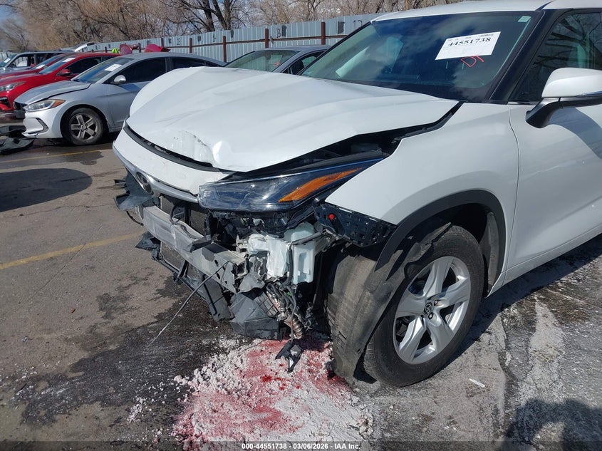 2022 Toyota Highlander Le VIN: 5TDZZRAH3NS105609 Lot: 44551738